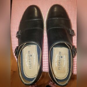 Florsheim Black Leather Loafers